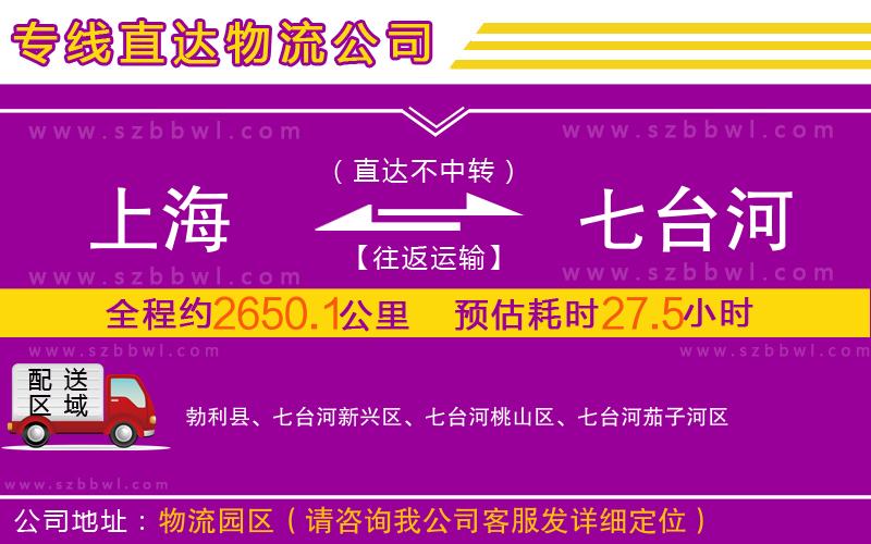 上海到七臺(tái)河物流公司