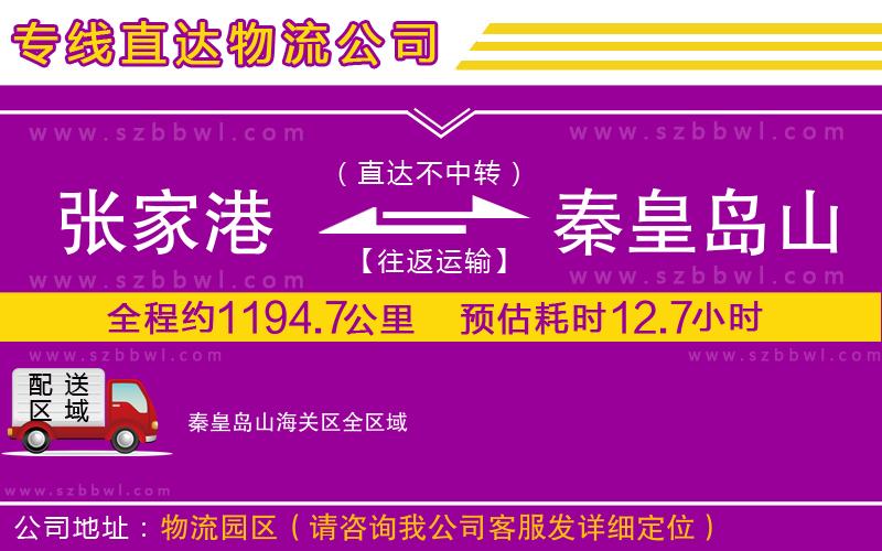 張家港到秦皇島山海關(guān)區(qū)貨運(yùn)專(zhuān)線