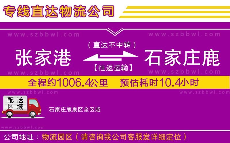 張家港到石家莊鹿泉區(qū)貨運(yùn)專線