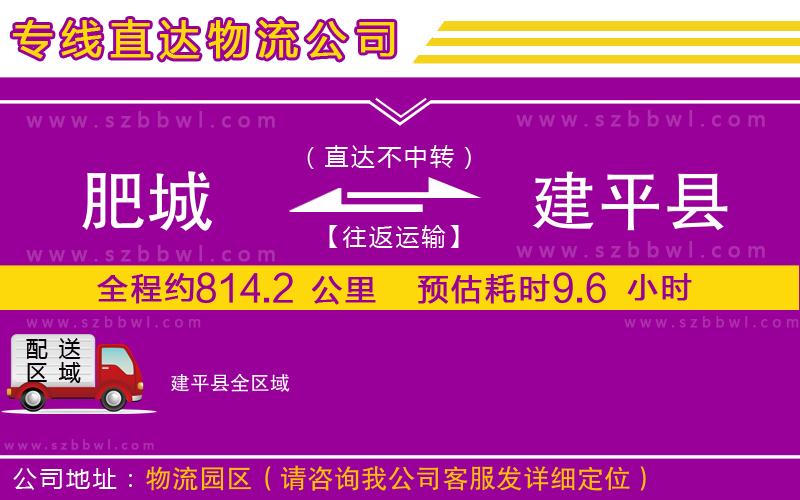 肥城到建平縣物流專線